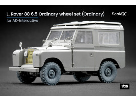 обзорное фото Набір коліс для Land Rover 88 6.5 від AK-Interactive ScaleX WM 35020 Колеса