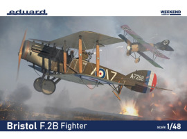 обзорное фото Сборная модель 1/48 Биплан Bristol F.2B Weekend Edition Эдуард 8452 Самолеты 1/48