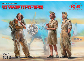 обзорное фото WASP США (1943-1945) (3 фигурки) Фигуры 1/32