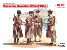 обзорное фото Moroccan Goumier Rifles (1943) Figures 1/35