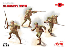 обзорное фото US infantry, 1918 Figures 1/35