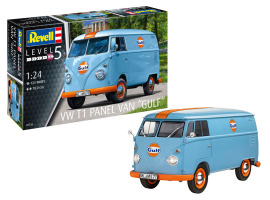 Scale model 1/24 Car Volkswagen T1 "Gulf Decoration" Revell 07726