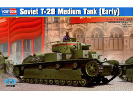 обзорное фото Soviet T-28 Medium Tank Armored vehicles 1/35