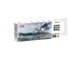 обзорное фото Set of acrylic paints for the Royal Navy 2SV ICM 3060 Paint sets