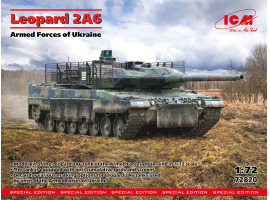 Збірна модель 1/72 Танк Леопард 2А6 ICM 72820