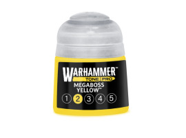 обзорное фото Акрилова фарба Warhammer Tone Pro: Megaboss Yellow 2 Акрилові на водній основі