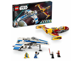 обзорное фото Конструктор LEGO Star Wars Истребитель Новой Республики E-Wing против Звездного истребителя Шин Хати Star Wars
