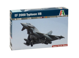 Збірна модель 1/72 літак Eurofighter 2000 Typhoon (двомісний) Italeri 1340