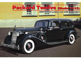 обзорное фото Packard Twelve (модель 1936 р.) Автомобіль радянського керівництва часів Другої світової війни з пасажирами (5 фігур) Автомобілі 1/35