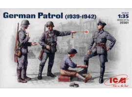 обзорное фото Німецький патруль (1939-1942) Фігури 1/35