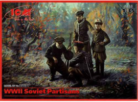 обзорное фото WWII Soviet Partisans Figures 1/35