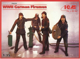 обзорное фото WWII German Firemen Figures 1/35
