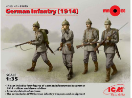обзорное фото German infantry (1914), (4 figures) Figures 1/35