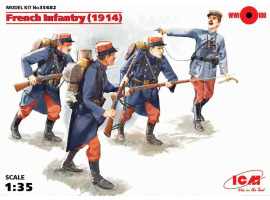 Французская пехота (1914г.) (4 фигуры)
