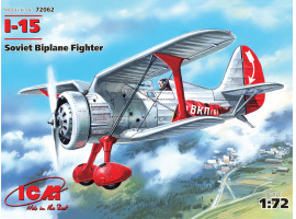 Scale model 1/72 Airplane I-15 ICM 72062