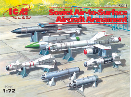 Сборная модель 1/72 Советское авиационное вооружение «воздух-поверхность» ICM 72213