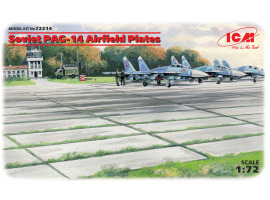 Збірна модель 1/72 Радянські аеродромні плити ПАГ-14 (32 шт.) ICM 72214