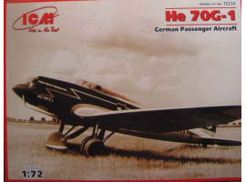 обзорное фото Heinkel He 70 G-1 German passenger aircraft Aircraft 1/72