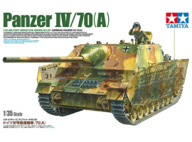 обзорное фото Збірна модель 1/35 Німецький танк Panzer IV/70(A) Tamiya 35381 Бронетехніка 1/35