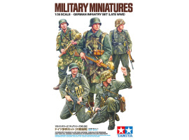 Сборная модель 1/35 Фигуры Набор немецкой пехоты (конец второй мировой войны) Tamiya 35382
