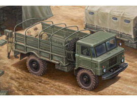 обзорное фото Сборная пластиковая модель 1/35 Легкий грузовик GAZ-66 Трумпетер 01016 Автомобили 1/35