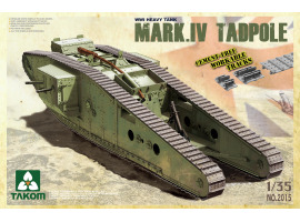 обзорное фото WWI Heavy Battle Tank Mark IV Male Tadpole w/Rear mortar Бронетехніка 1/35