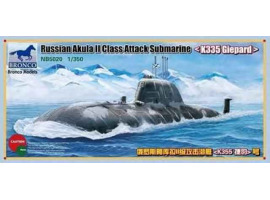 обзорное фото Buildable model of the Akula II class attack submarine "K335 Gepard" Submarine fleet