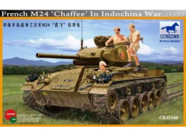 обзорное фото French M24 ‘Chaffee’ In ‘Indochina’War Бронетехника 1/35