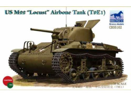 обзорное фото Збірна модель американського танка "US M22 "Locust" Airborne Tank (T9E1)" Бронетехніка 1/35