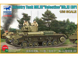 обзорное фото Infantry Tank Mk. III “Valentine” Mk. XI (OP) Бронетехніка 1/35