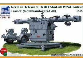 обзорное фото Assembled model of the German apparatus used for fire control of anti-aircraft artillery "KDO Mod.40 w/Sd.Anh 52 Trailer (Kommando-Gerät 40)" Artillery 1/35