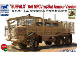 обзорное фото Buffalo MPCV w/Slat Armor Бронетехніка 1/35