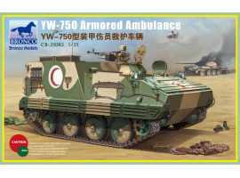 обзорное фото Scale model 1/35 armored ambulance YW-750 Bronco 35083 Armored vehicles 1/35