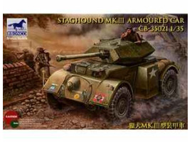обзорное фото Staghound Mk. III Armored vehicles 1/35