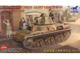 Scale model 1/35 French light tank Hotchkiss H38/39 Bronco 35019