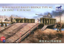 Сборная модель 1/35 Мост Бейли союзников времен Второй мировой войны, тип М2 Bronco 35011