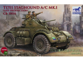 обзорное фото Сборная модель 1/35 бронеавтомобиль T17E1 Staghound A/C Mk. I (Позднее производство ) Бронко 35011 Бронетехника 1/35