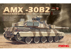 Scale model 1/35 French main battle tank AMX-30B2 Meng TS-013