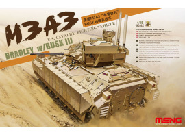обзорное фото Збірна модель 1/35 БМП M3A3 Bradley W/Busk III Meng SS-006 Бронетехніка 1/35
