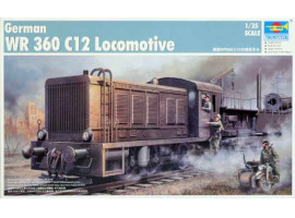 обзорное фото Збірна модель 1/35 Німецький локомотив WR 360 C12 Trumpeter 00216 Залізниця 1/35
