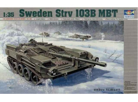 Scale model 1/35 Swedish tank Strv 103B MBT Trumpeter 00309