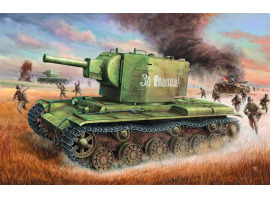 обзорное фото Сборная модель 1/35 Советский танк КВ-2 Трумпетер 00312 Бронетехника 1/35