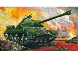 обзорное фото Сборная модель 1/35 Советский тяжелый танк ИС-3М Трумпетер 00316 Бронетехника 1/35