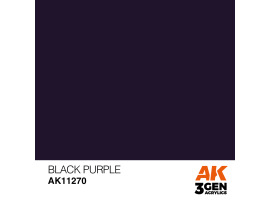 обзорное фото Акриловая краска BLACK PURPLE – COLOR PUNCH / ЧЕРНО-ФИОЛЕТОВЫЙ АК-интерактив  AK11270 Standart Color
