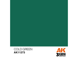 обзорное фото Acrylic paint COLD GREEN – COLOR PUNCH AK-interactive AK11273 General Color