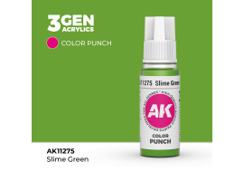 обзорное фото Acrylic paint SLIME GREEN – COLOR PUNCH AK-interactive AK11275 General Color