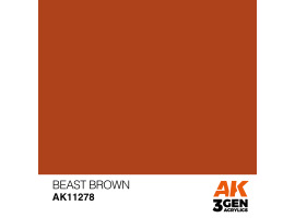 обзорное фото Acrylic paint BEAST BROWN – COLOR PUNCH AK-interactive AK11278 General Color