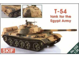 Assembly model 1/35 Tank T-54 SKIF MK232