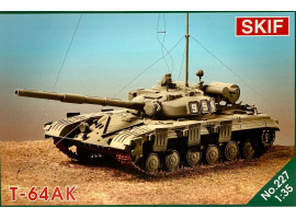 обзорное фото Збірна модель 1/35 Танк Т-64АК SKIF MK227 Бронетехніка 1/35