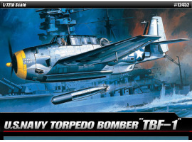 Збірна модель 1/72 Літак TBF Avenger Academy 12452